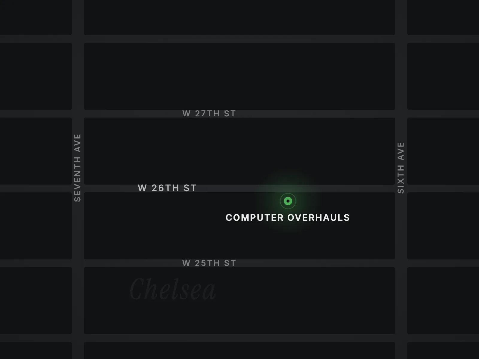 Computer Overhauls Map Location